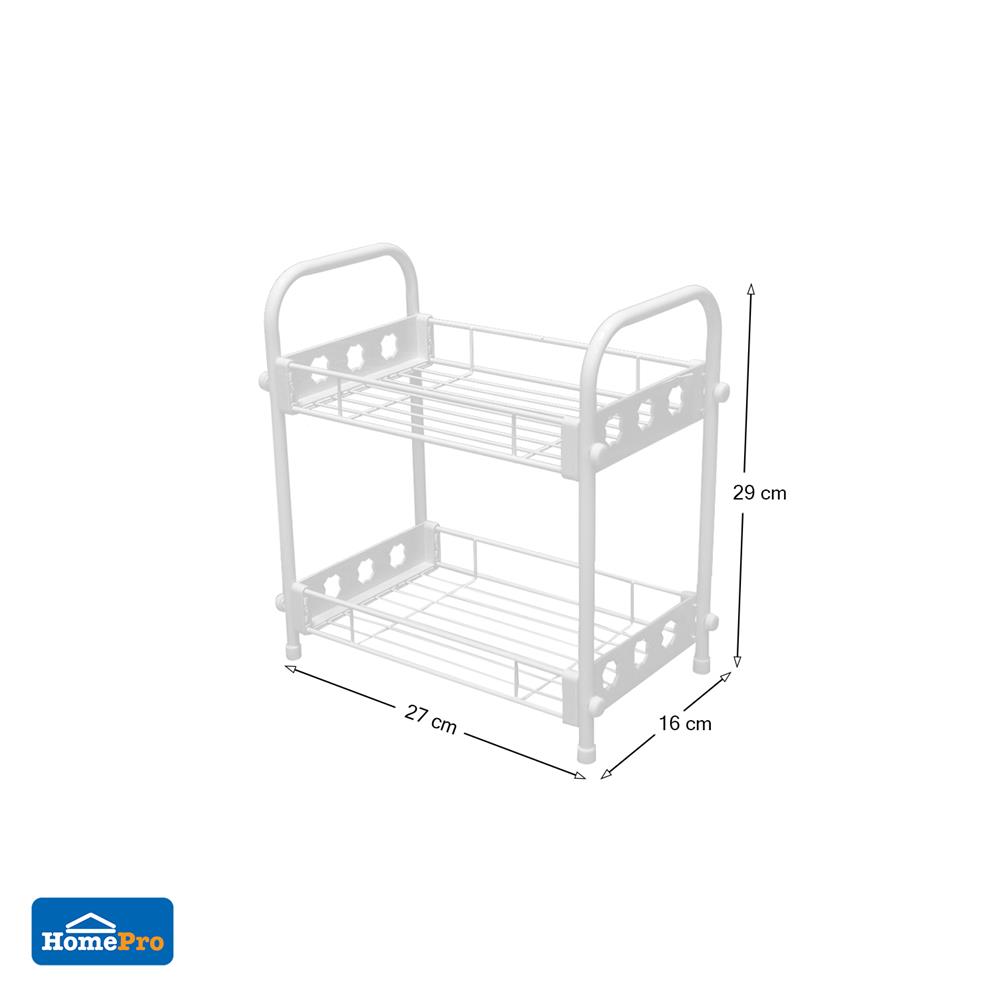ชั้นวางของลวดเคลือบ 2 ชั้น EKONO 902