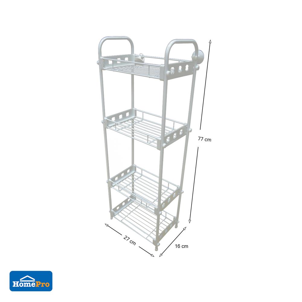 ชั้นวางของลวดเคลือบ 4 ชั้น EKONO 904