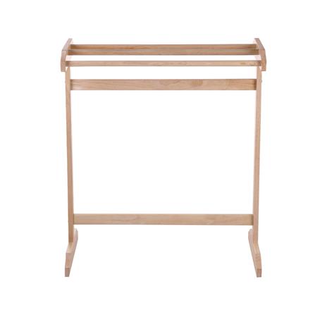 ราวพาดผ้าไม้ยางพารา 4 เส้น สีธรรมชาติ PLIM_1