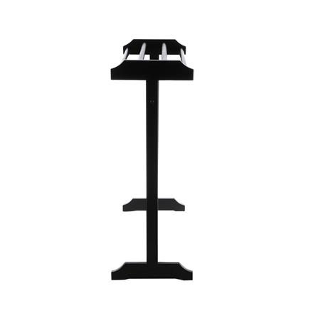 ราวพาดผ้าไม้ยางพารา 4 เส้น สีโอ๊ค PLIM_2