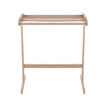 ราวพาดผ้าไม้ยางพารา 5 เส้น สีธรรมชาติ PLIM_1