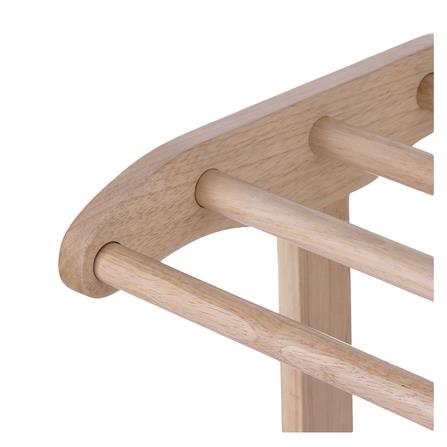 ราวพาดผ้าไม้ยางพารา 5 เส้น สีธรรมชาติ PLIM_3