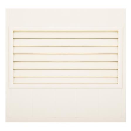 ประตูห้องน้ำ PVC บานประกอบ AZLE-2 เกล็ดล่าง 70X180 ซม. สีครีม_2