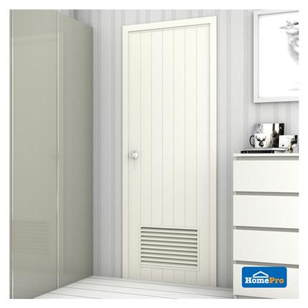 ประตูห้องน้ำ PVC บานประกอบ AZLE-2 เกล็ดล่าง 70X180 ซม. สีครีม_3