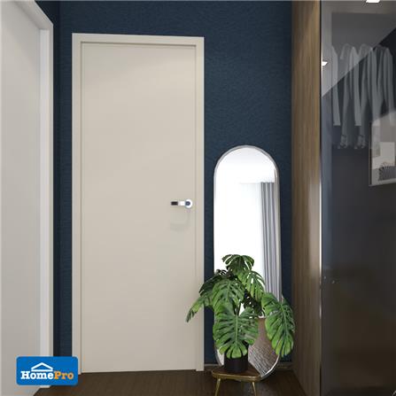 ประตู PVC บานประกอบ AZLE 1 70X200 ซม. สีครีม_3