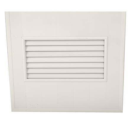 ประตู PVC บานประกอบ AZLE-2 เกล็ดล่าง 70X200 ซม. สีครีม_2