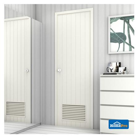 ประตู PVC บานประกอบ AZLE-2 เกล็ดล่าง 70X200 ซม. สีครีม_3