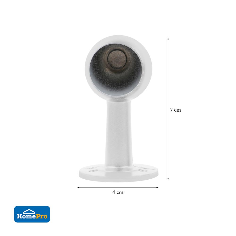 หัว-ท้ายรางผ้าม่าน รางแป๊บ HOME LIVING STYLE 25 มม. สีขาว