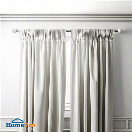 หัว-ท้ายรางผ้าม่าน รางแป๊บ HOME LIVING STYLE 25 มม. สีขาว_5
