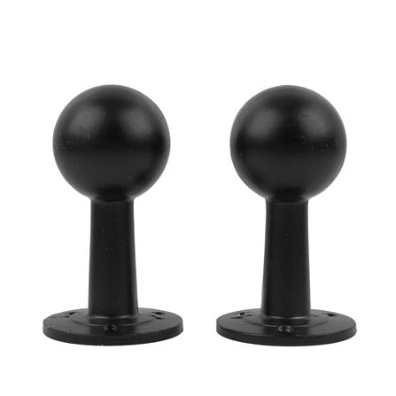 หัว-ท้ายรางผ้าม่าน รางแป๊บ HOME LIVING STYLE 25 มม. สีดำ_2