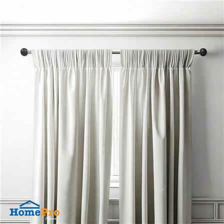 หัว-ท้ายรางผ้าม่าน รางแป๊บ HOME LIVING STYLE 25 มม. สีดำ_3