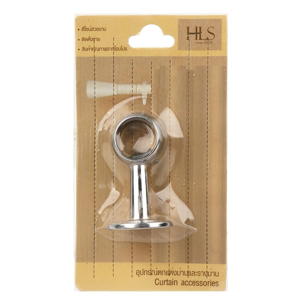 ขารับราง 1 ชั้น แป๊บ HOME LIVING STYLE 25 มม. สีเงิน