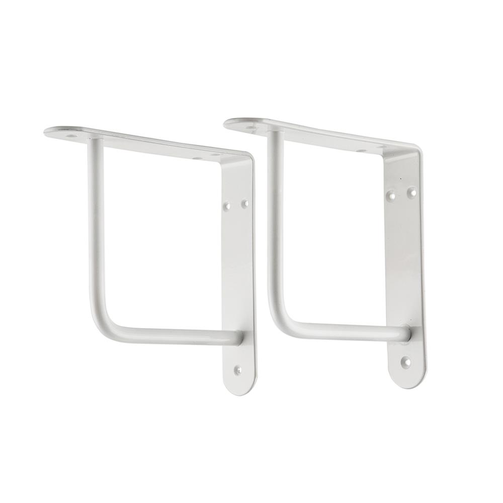 แขนรับชั้นเหล็ก STACKO P 3x15x15 ซม. สีขาว