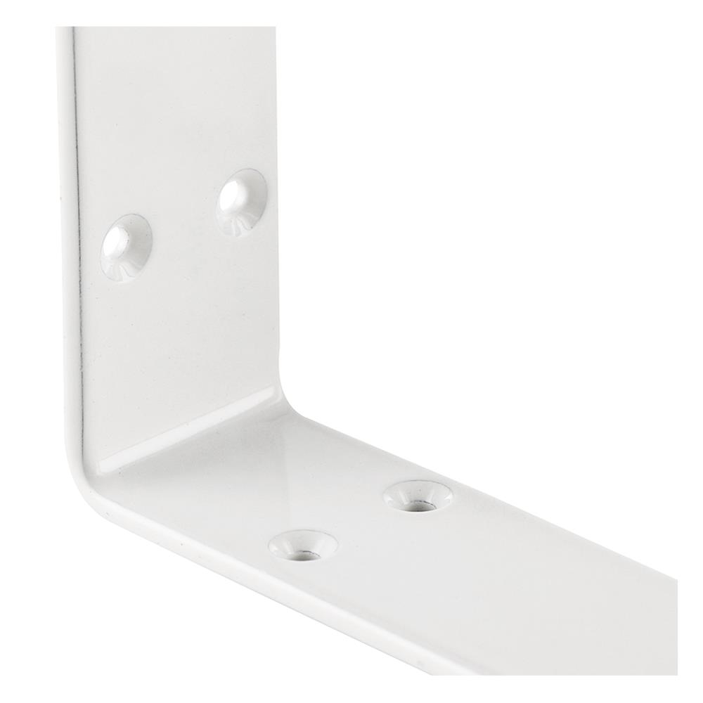 แขนรับชั้นเหล็ก STACKO P 3x15x15 ซม. สีขาว