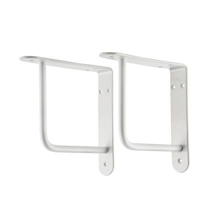 แขนรับชั้นเหล็ก STACKO P 3x15x15 ซม. สีขาว