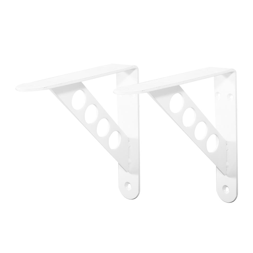 แขนรับชั้นเหล็ก STACKO O4 15x15 ซม. สีขาว