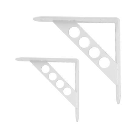 แขนรับชั้นเหล็ก STACKO O4 15x15 ซม. สีขาว_1