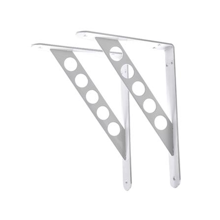 แขนรับชั้นเหล็ก STACKO O5 25x18 ซม. สีขาว