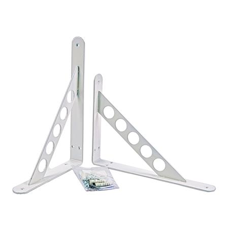 แขนรับชั้นเหล็ก STACKO O5 25x18 ซม. สีขาว_1