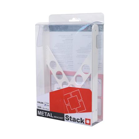 แขนรับชั้นเหล็ก STACKO O5 25x18 ซม. สีขาว_2