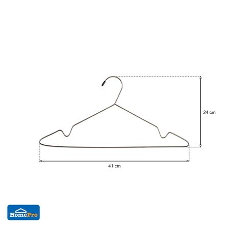 ไม้แขวนเสื้อสเตนเลส PLIM PCH-01 แพ็ค 3 ชิ้น_6