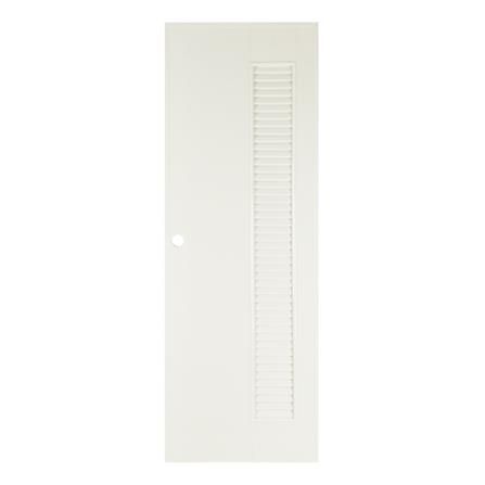 ประตู PVC บานประกอบ AZLE 6 70X200 ซม. สีครีม_0