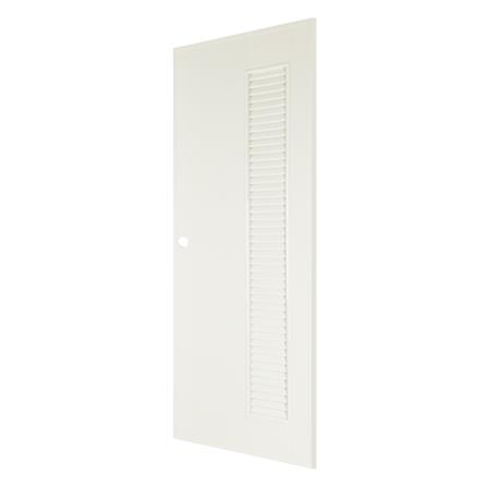ประตู PVC บานประกอบ AZLE 6 70X200 ซม. สีครีม_1