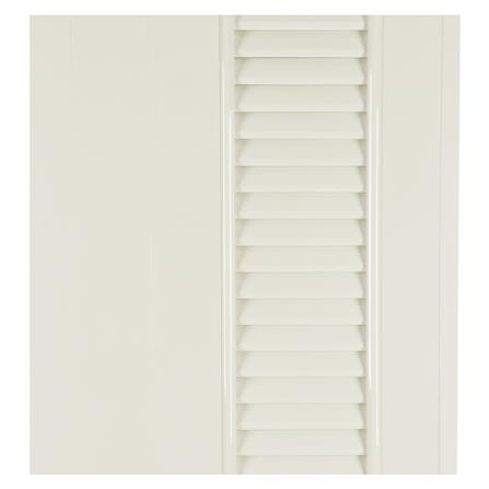 ประตู PVC บานประกอบ AZLE 6 70X200 ซม. สีครีม_2