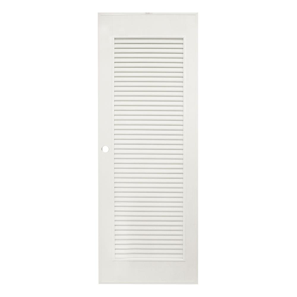 ประตู PVC บานประกอบ AZLE 5 70X200 ซม. สีครีม