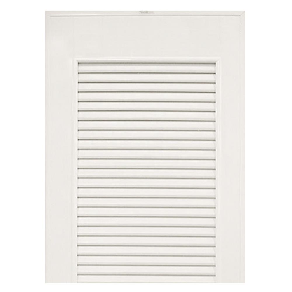 ประตู PVC บานประกอบ AZLE 5 70X200 ซม. สีครีม