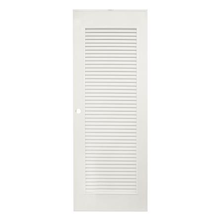 ประตู PVC บานประกอบ AZLE 5 70X200 ซม. สีครีม_0