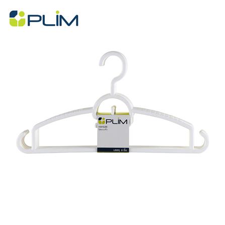 ไม้แขวนเสื้อ PLIM H1174,P1174 สีขาว แพ็ค 6 ชิ้น