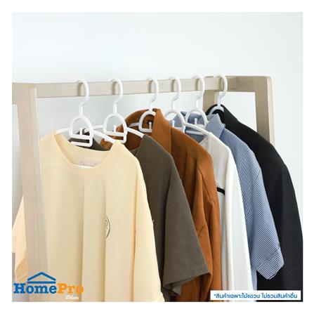 ไม้แขวนเสื้อ PLIM H1174,P1174 สีขาว แพ็ค 6 ชิ้น_5