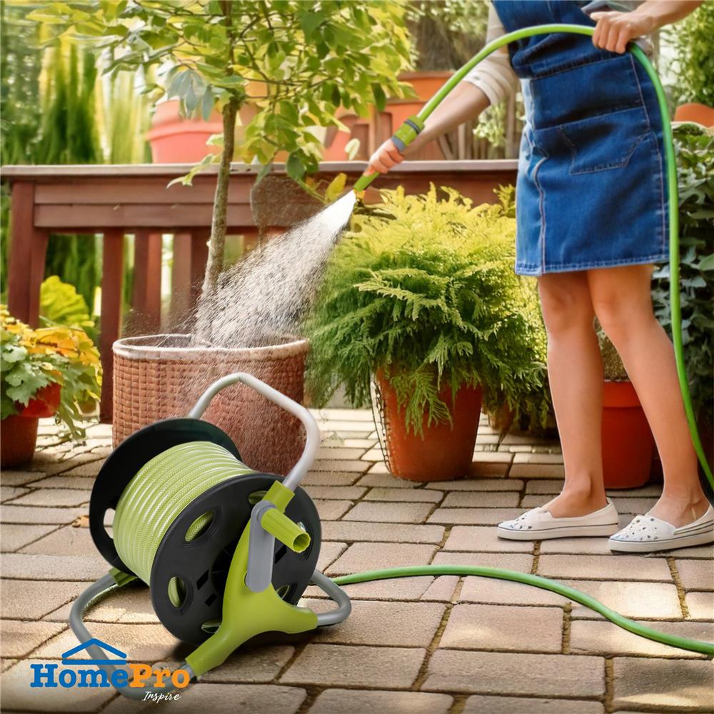 สายยางโรล SPRING W-03 1/2 นิ้วX20 ม. สีเขียว