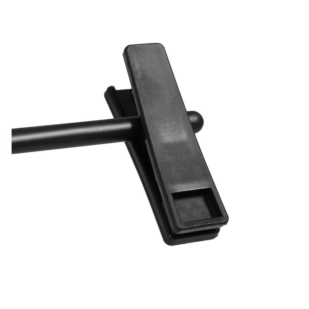 ไม้แขวนเสื้อมีหนีบ PLIM HHG007-B สีดำ