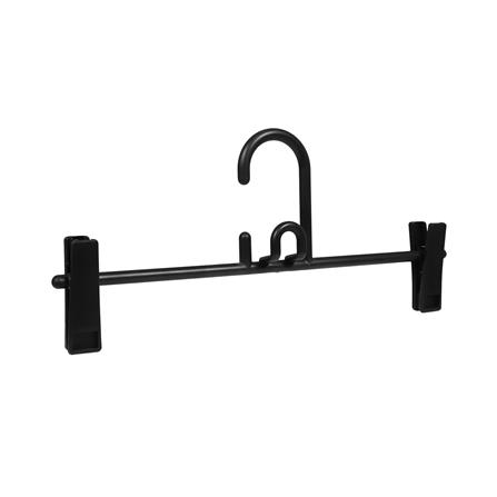 ไม้แขวนเสื้อมีหนีบ PLIM HHG007-B สีดำ_2