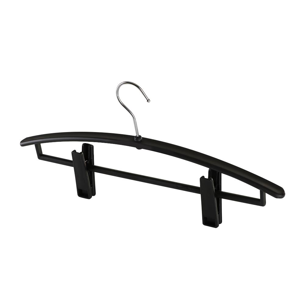 ไม้แขวนเสื้อหนีบ PLIM HHG003-B สีดำ