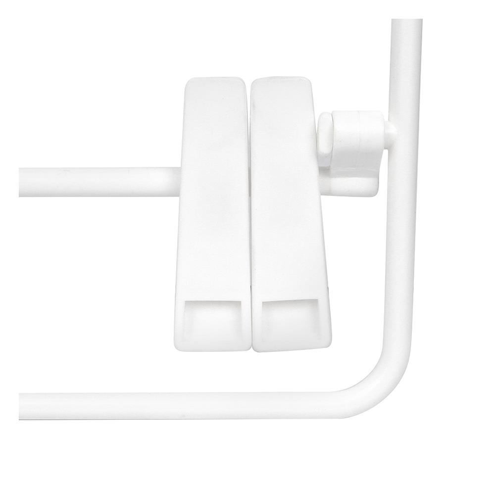 ไม้แขวนมีหนีบ 3 ชั้น PLIM HHG009-W สีขาว