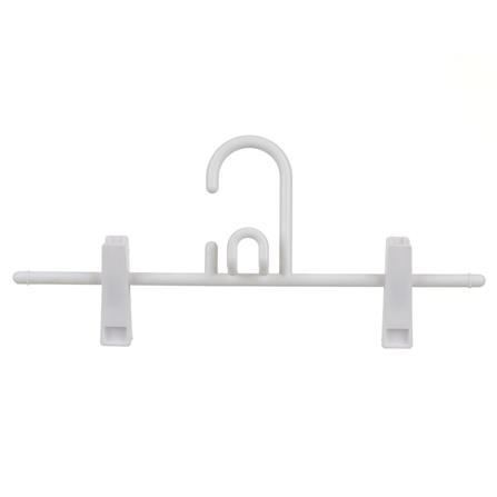 ไม้แขวนเสื้อมีหนีบ PLIM HHG007-W สีขาว_1