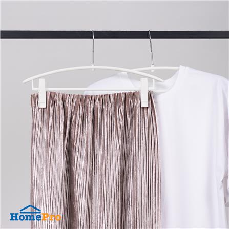 ไม้แขวนเสื้อหนีบ PLIM HHG003 สีขาว_3