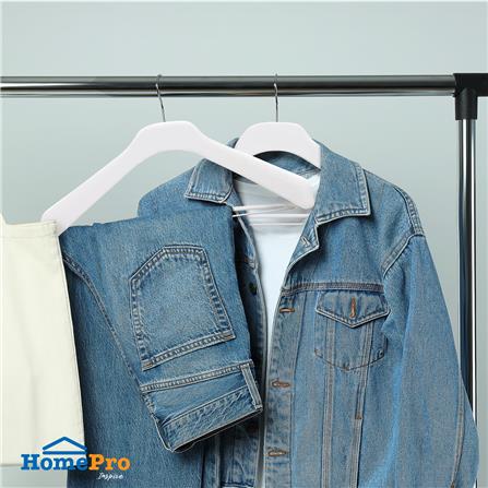 ไม้แขวนเสื้อสูท PLIM HHG008-W สีขาว_4