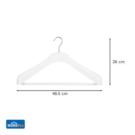 ไม้แขวนเสื้อสูท PLIM HHG008-W สีขาว_6