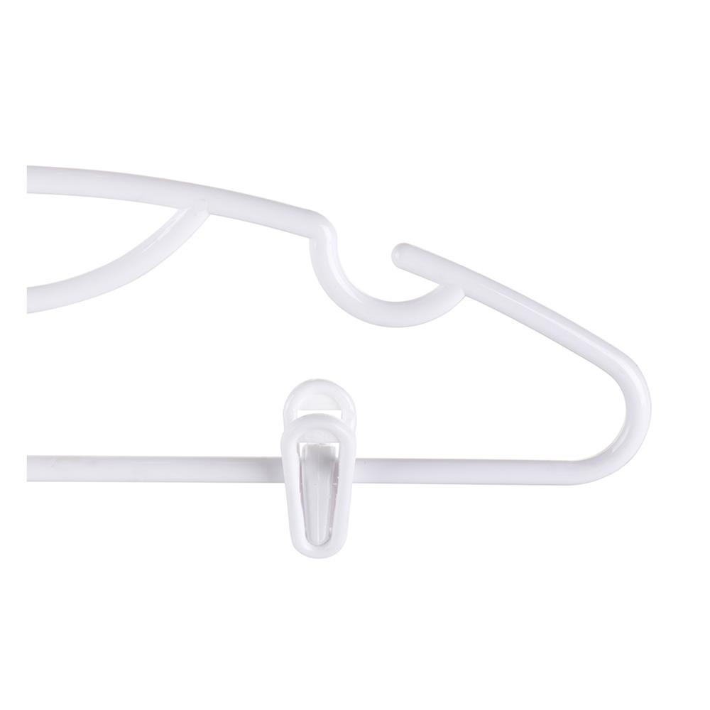 ไม้แขวนเสื้อหนีบ PLIM H022AA-W สีขาว แพ็ค 3 ชิ้น