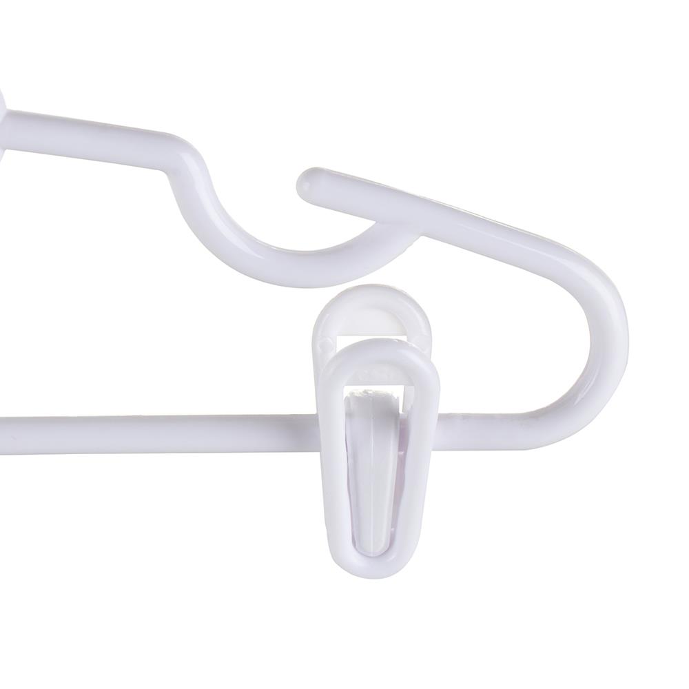 ไม้แขวนเสื้อเด็กมีที่หนีบ PLIM H024AA สีขาว แพ็ก 3