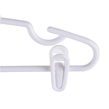 ไม้แขวนเสื้อเด็กมีที่หนีบ PLIM H024AA สีขาว แพ็ก 3_3