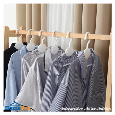 ไม้แขวนเสื้อเด็ก PLIM H024 สีขาว แพ็ค 6 ชิ้น_3