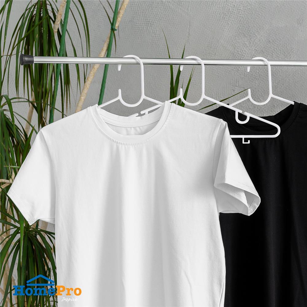 ไม้แขวนเสื้อ PLIM H021 สีขาว แพ็ค 6 ชิ้น