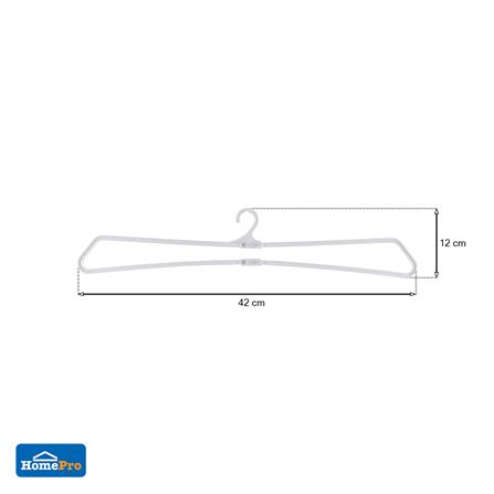 ไม้แขวนผ้าเช็ดตัว PLIM H020 สีขาว_5