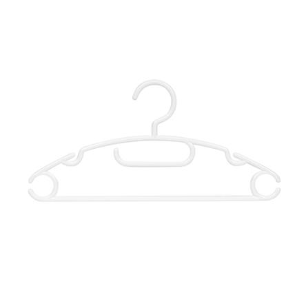 ไม้แขวนเสื้อเด็ก PLIM H507 สีขาว แพ็ก 6_1