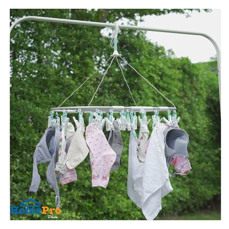 ห่วงตากผ้าอะลูมิเนียมรีใหญ่36กิ๊บ PLIM_5